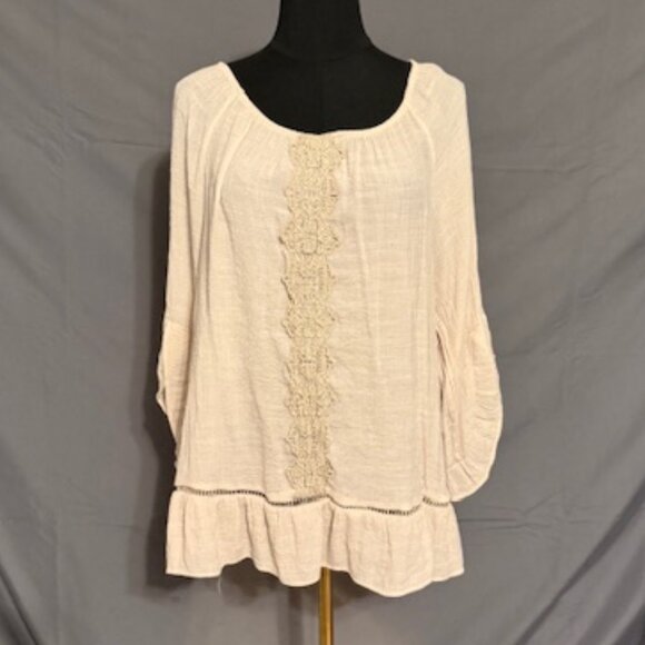 COUNTERPARTS Peasant Blouse Size XL - Picture 1 of 3